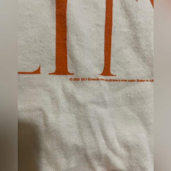 Vintage David Bowie Reality Tour shirt - Picture 2 of 4